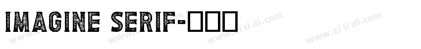 Imagine Serif字体转换